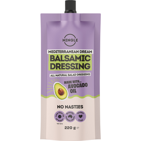 Mingle Balsamic All Natural Salad Dressing 220g front