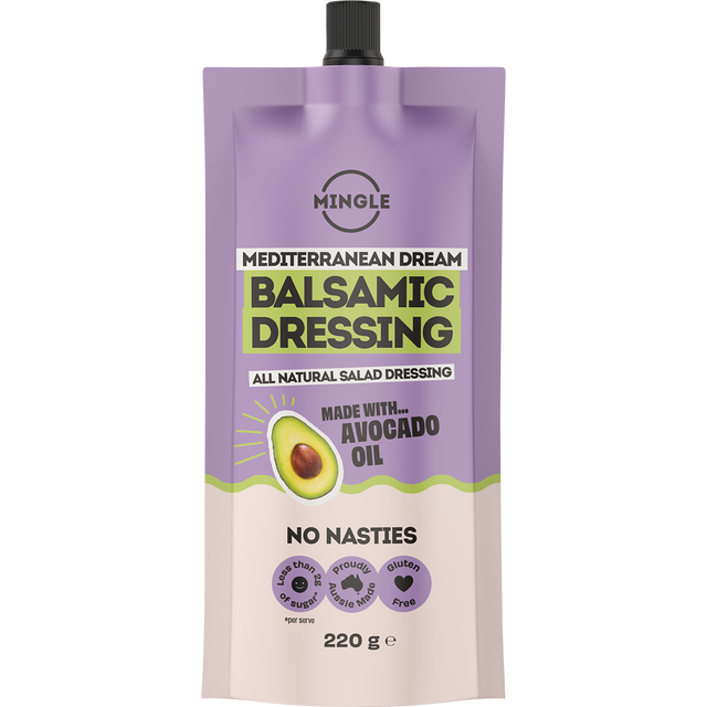 Mingle Balsamic All Natural Salad Dressing 220g front