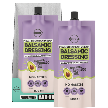 Mingle Balsamic All Natural Salad Dressing 220g combo