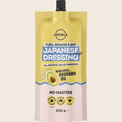 Mingle Japanese Style All Natural Salad Dressing 220g x 8-pack front