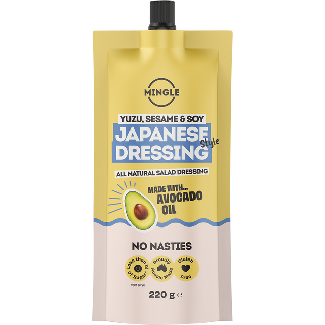 Mingle Japanese Style All Natural Salad Dressing 220g front