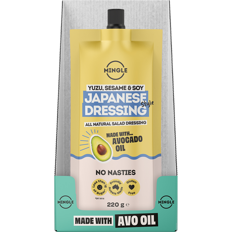 Mingle Japanese Style All Natural Salad Dressing 220g display