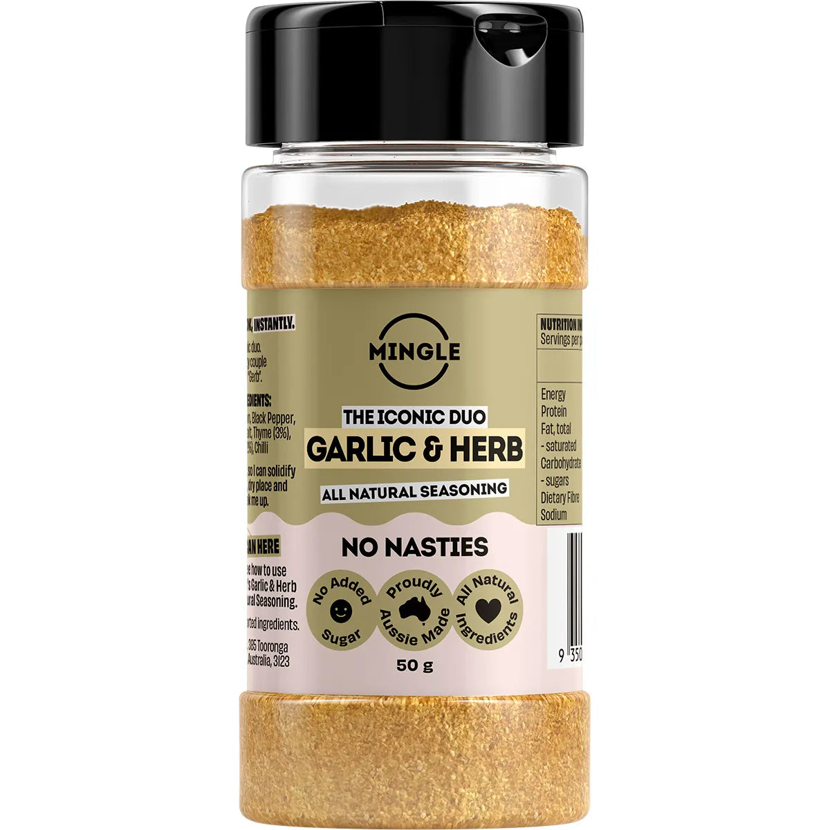 Mingle Garlic & Herb All Natural Seasoning 50g