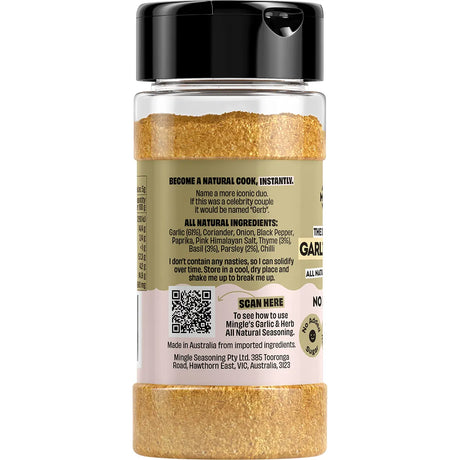 Mingle Garlic & Herb All Natural Seasoning 50g