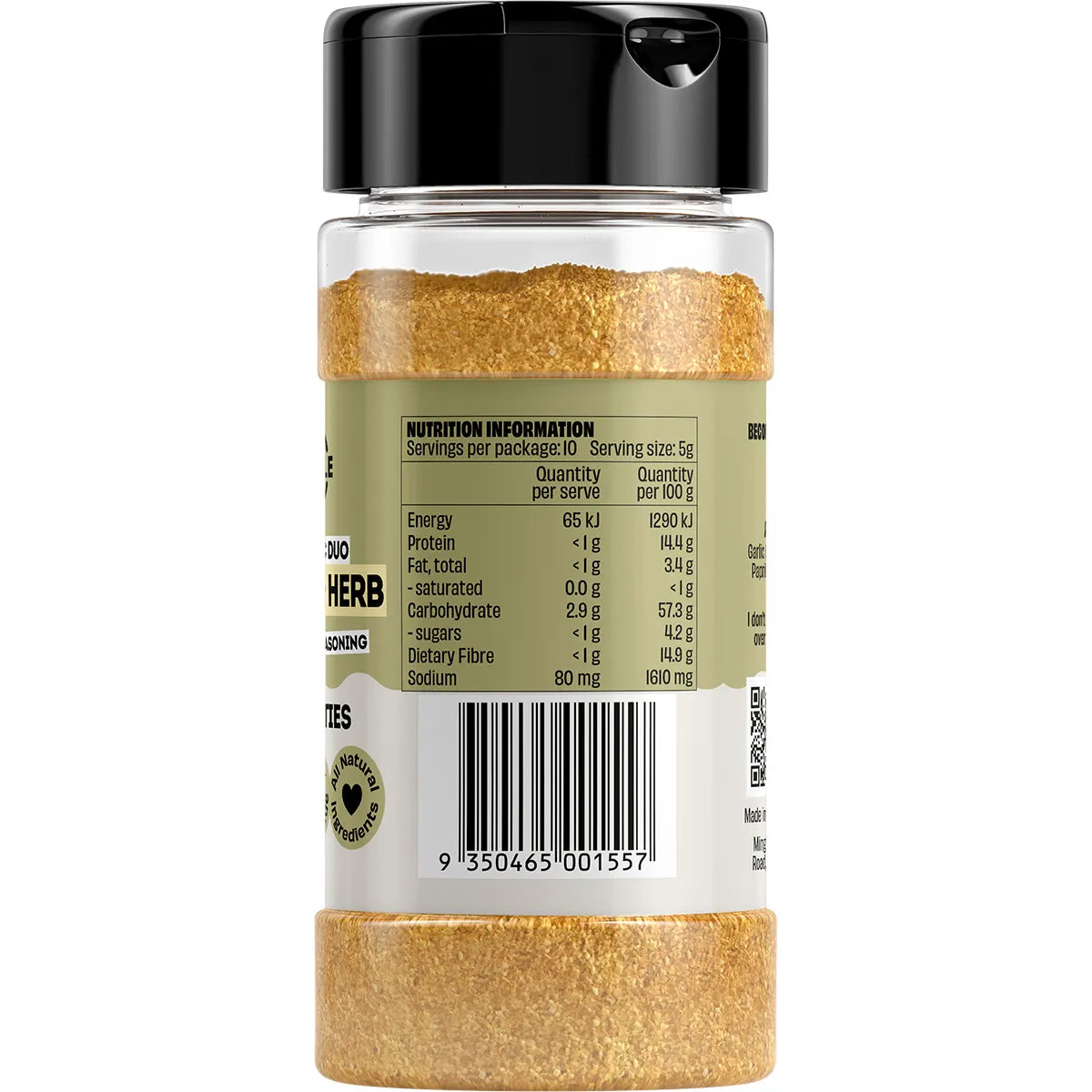 Mingle Garlic & Herb All Natural Seasoning 50g