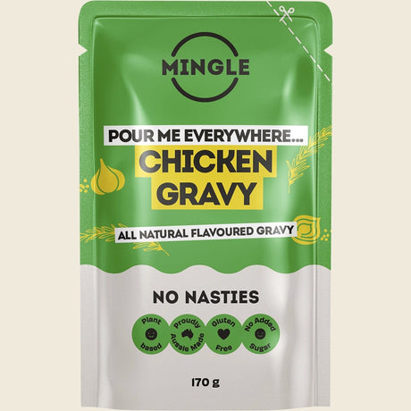 Mingle Chicken All Natural Flavoured Gravy 170g Front 