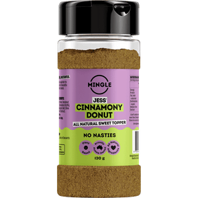Mingle Jess' Cinnamony Donut All Natural Sweet Topper 130g front