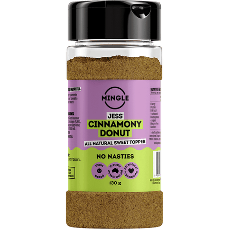 Mingle Jess' Cinnamony Donut All Natural Sweet Topper 130g front