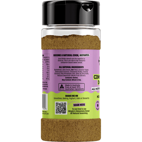 Mingle Jess' Cinnamony Donut All Natural Sweet Topper 130g left side