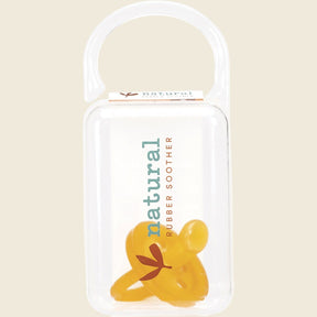 Natural Rubber Soother Ortho 0–6 Months with protective case