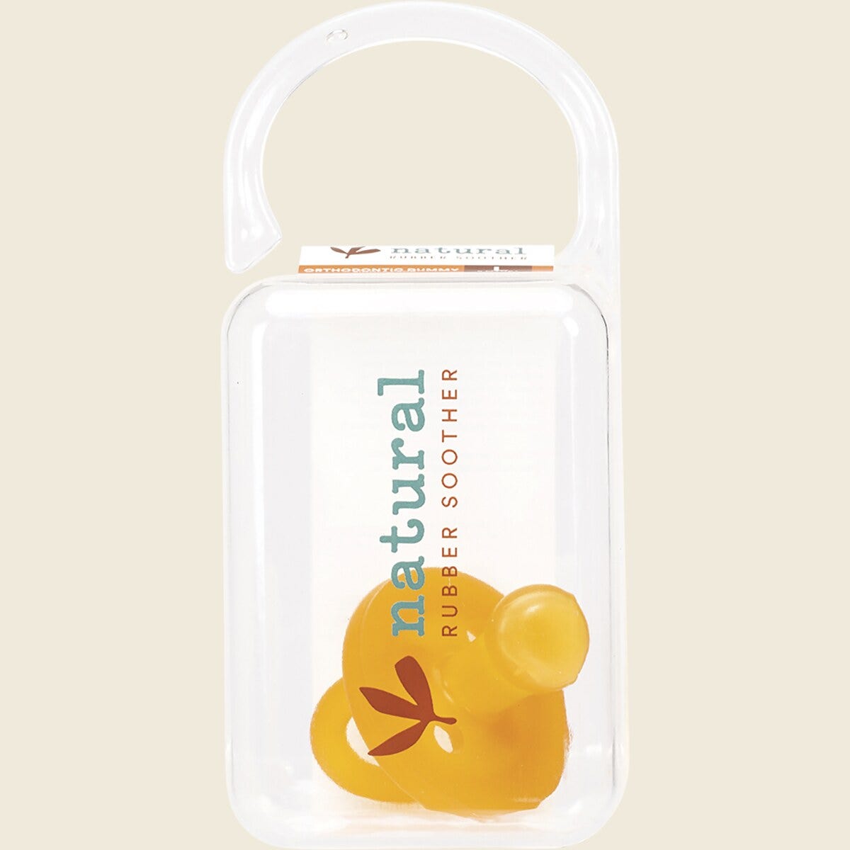 Natural Rubber Soother Ortho Large (6+ Months) - Single With Case