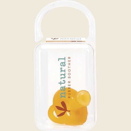 Natural Rubber Soother Ortho 6+ Months with protective case