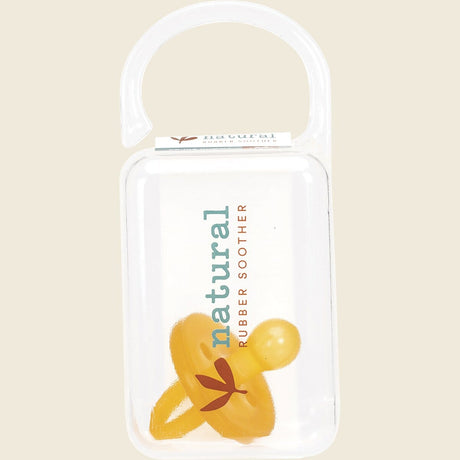 Natural Rubber Soother Round 3–6 Months with protective case