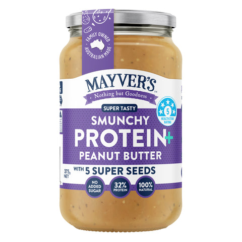 Mayver's Peanut Butter Protein + 5 Seed 375g x6