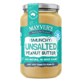 Mayver's Peanut Butter Unsalted Smunchy 375g x6