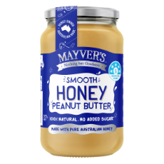 Mayver's Peanut Butter with Honey 375g x6