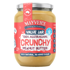 Mayver's Peanut Butter Crunchy 750g x6