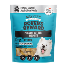 Mayver's Rover's Reward Dogs Peanut Butter Biscuits 250g x5