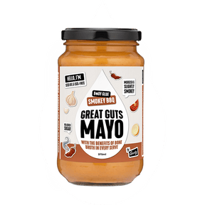 Gevity Rx Smokey BBQ Great Guts Mayo 375ml front packaging
