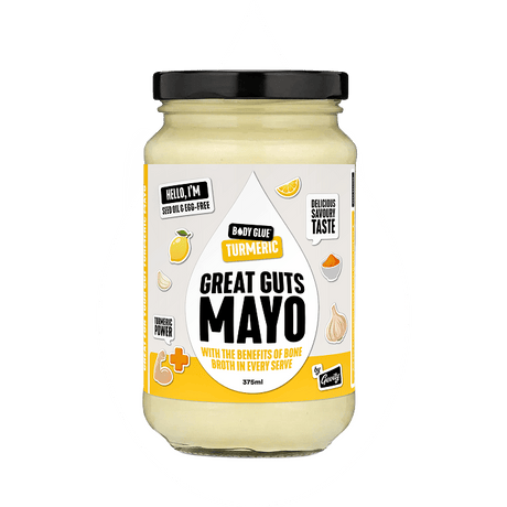 Gevity Rx Turmeric Great Guts Mayo 375ml front packaging