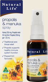 Natural Life Propolis & Manuka Spray 30ml