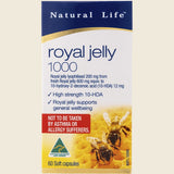 Natural Life Royal Jelly 1000 60 Capsules