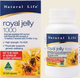Natural Life Royal Jelly 1000 60 Capsules