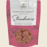 Naked Chocolate Co Freeze Dried Strawberries White Chocolate 90g