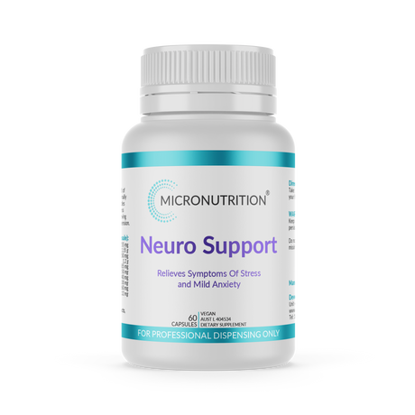 Micronutrition Neuro Support 60 Vege Caps Front