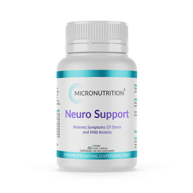 Micronutrition Neuro Support 60 Vege Caps Front
