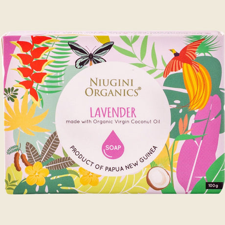 Niugini Organics Virgin Coconut Oil Soap Lavender 100g