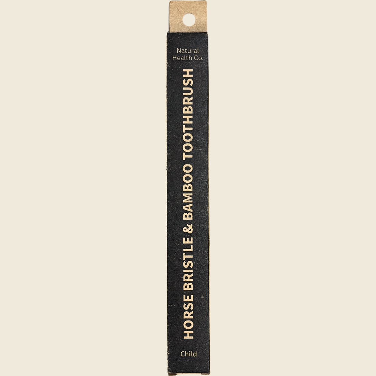 Natural Health Co Horse Bristle & Bamboo Toothbrush Child Medium-Soft 1 Pack — left packaging view