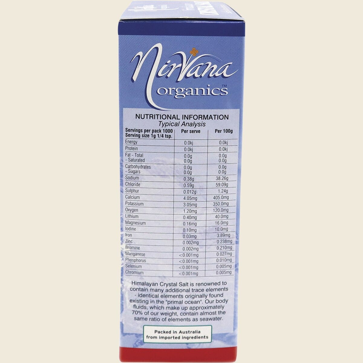 Nirvana Himalayan Salt Stone Ground (Medium) 1kg