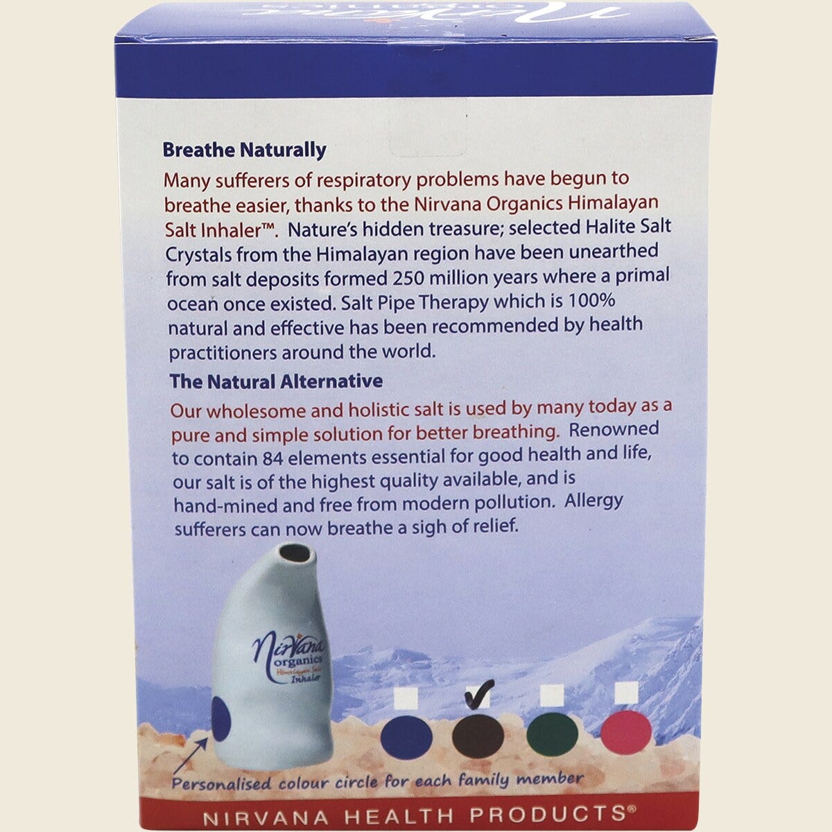 Nirvana Himalayan Salt Inhaler Ceramic