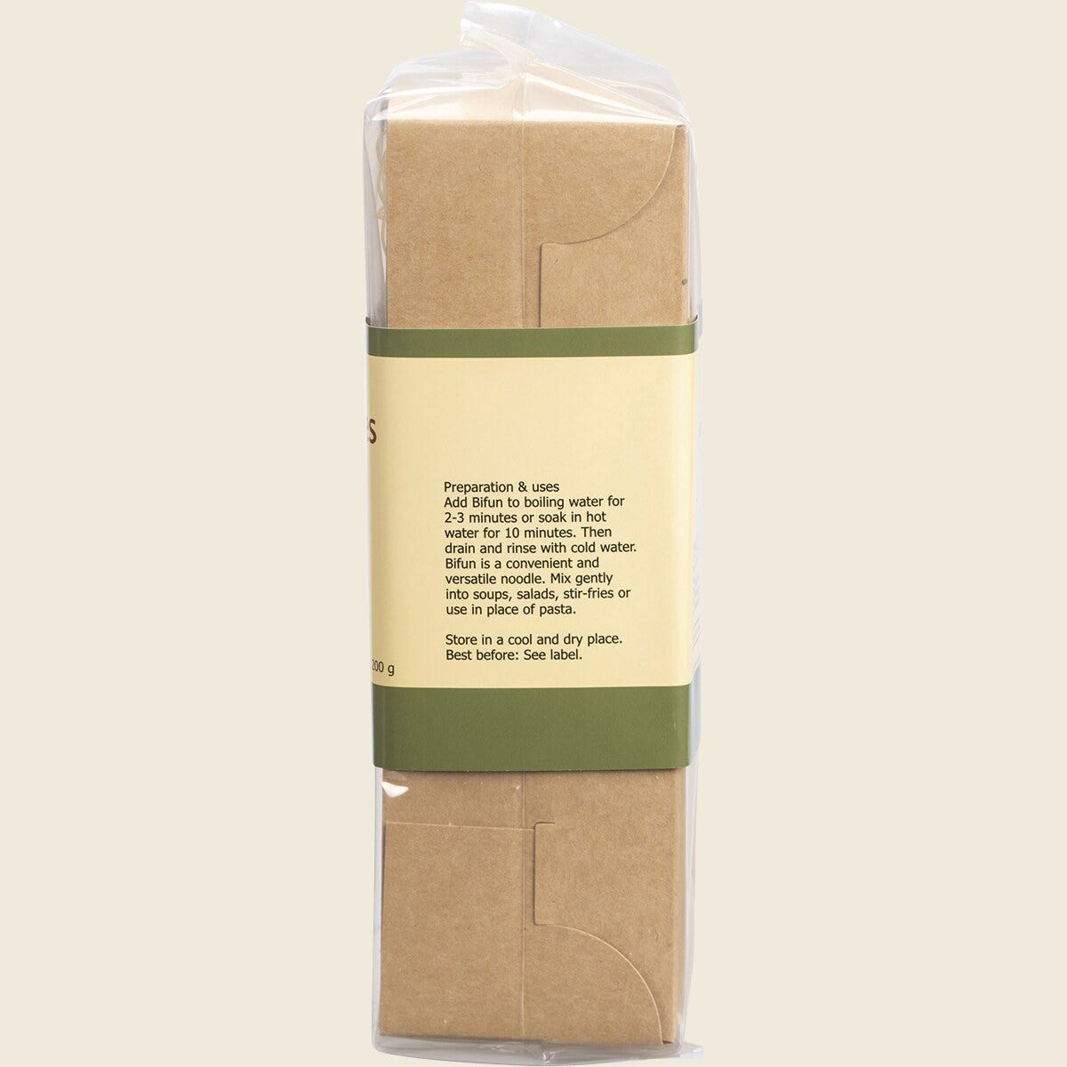 Nutritionist Choice Certified Organic Bifun Brown Rice Noodles 200g – right side packaging