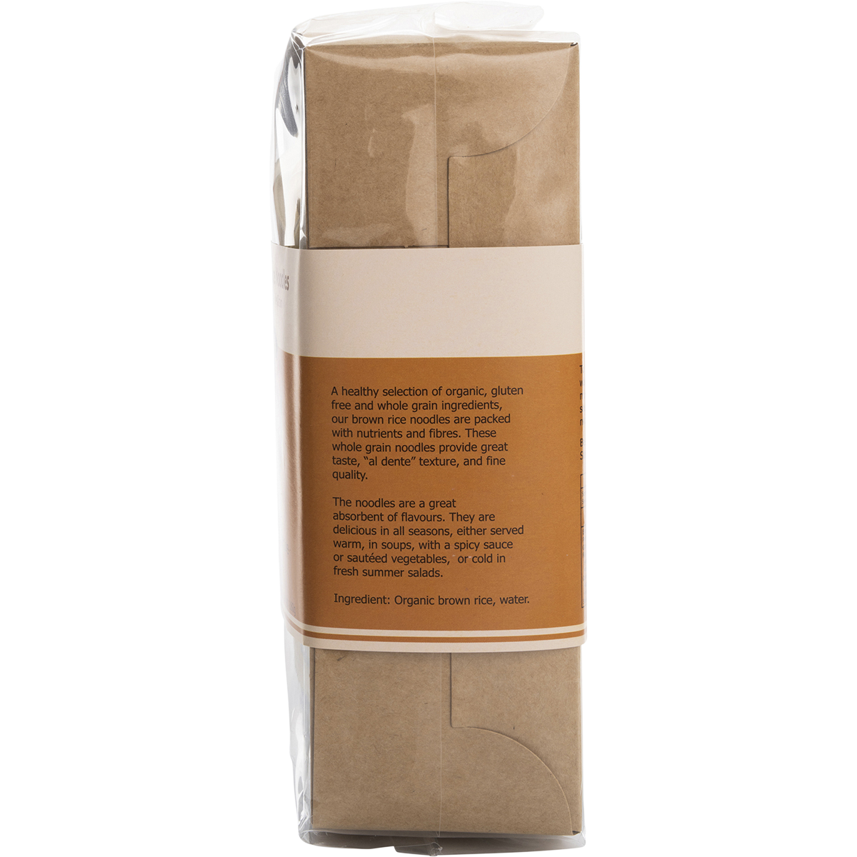 Nutritionist Choice Certified Organic Brown Rice Noodles 180g – right side packaging