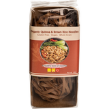 Nutritionist Choice Certified Organic Quinoa & Brown Rice Noodles 180g – front product packaging