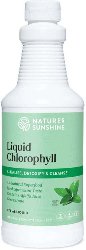 Natures Sunshine Liquid Chlorophyll 473ml Front