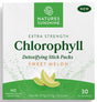 Natures Sunshine Extra Strength Chlorophyll Stick Packs Melon 30 to-go packs Front