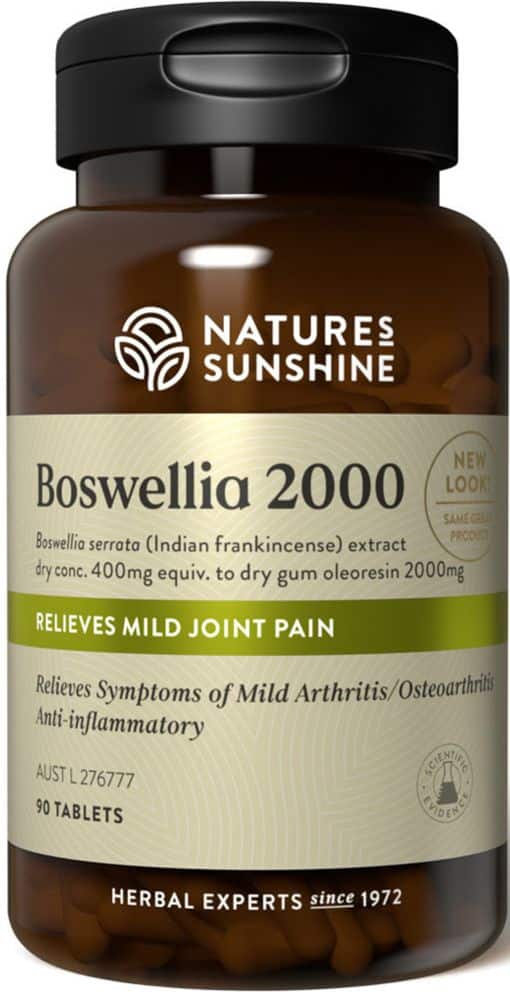 Natures Sunshine Boswellia 2000 2g 90 Tabs Front