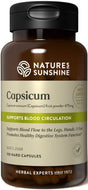 Natures Sunshine Capsicum 475mg 100 Caps Front