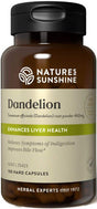 Natures Sunshine Dandelion 460mg 100 Caps Front
