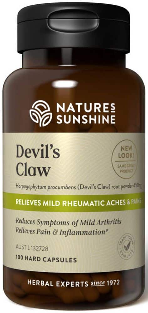 Natures Sunshine Devil's Claw 450mg 100 Caps