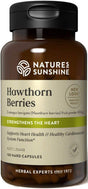 Natures Sunshine Hawthorn Berries 450mg 100 Caps Front