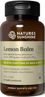 Natures Sunshine Lemon Balm 1.95g Vegecaps 60 Caps Front