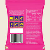 Naturally Good Mylk Zillions 50% Less Sugar 50g – back of pack with ingredients, allergens and nutrition information