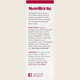 Nutribiotic Nasal Spray Pump 29.5ml – box back packaging