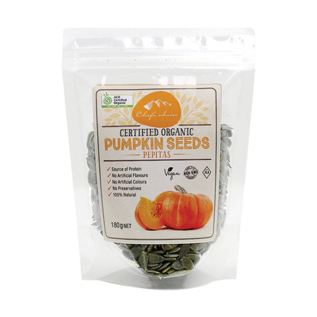 Chef's Choice Organic Pumpkin Seed Kernels 180g