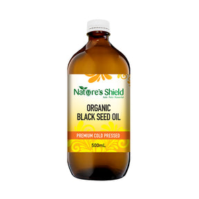 Nature's Shield Organic Black Seed Oil 500ml front