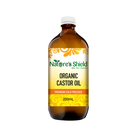 Nature's Shield Organic Castor Oil 200ml CLEARANCE